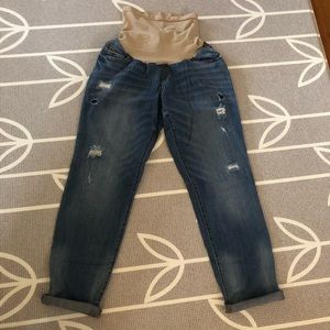 EUC Maternity Boyfriend Jeans - Large